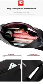 Fashion Oxford Cloth Shoulder Bag Simple Women's Crossbody Bag - Image 22