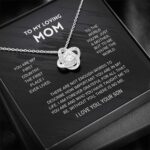 Mom Love Knot Necklace From Son - Image 7