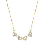 Clover Hearts Necklace - Image 2