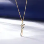 Gold Hug Necklace - Image 2