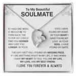 To My Beautiful Soulmate Necklace - Image 2