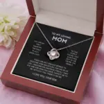 Mom Love Knot Necklace From Son - Image 2